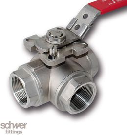 Stem extension for 3-piece ball valve - Schwer Fittings