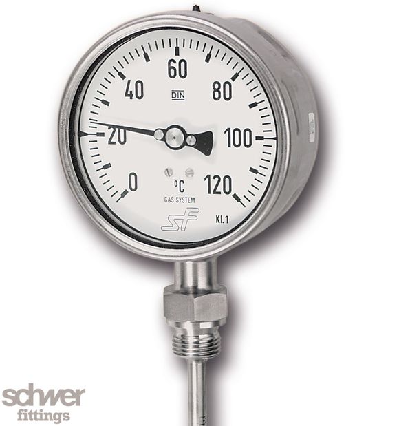 Thermomètre à pression gazeuse - Schwer Fittings