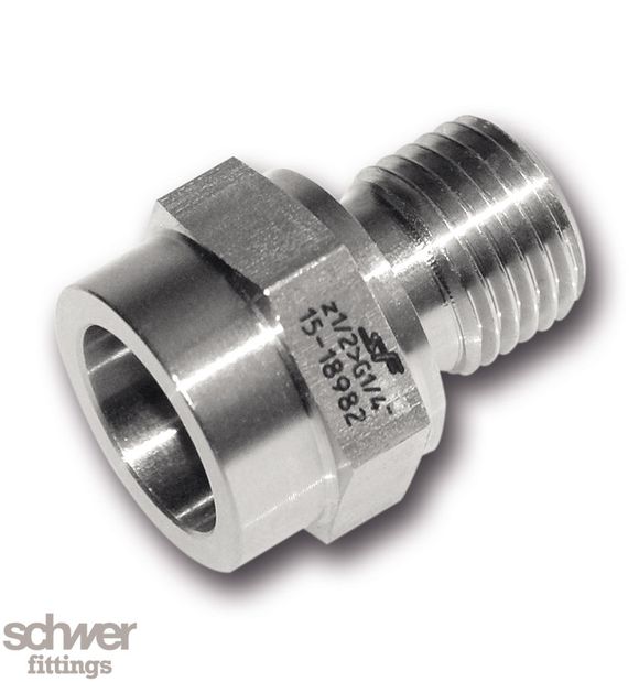 Male Adaptor - with parallel BSP thread to EN ISO 228-1, with metal sealing edge