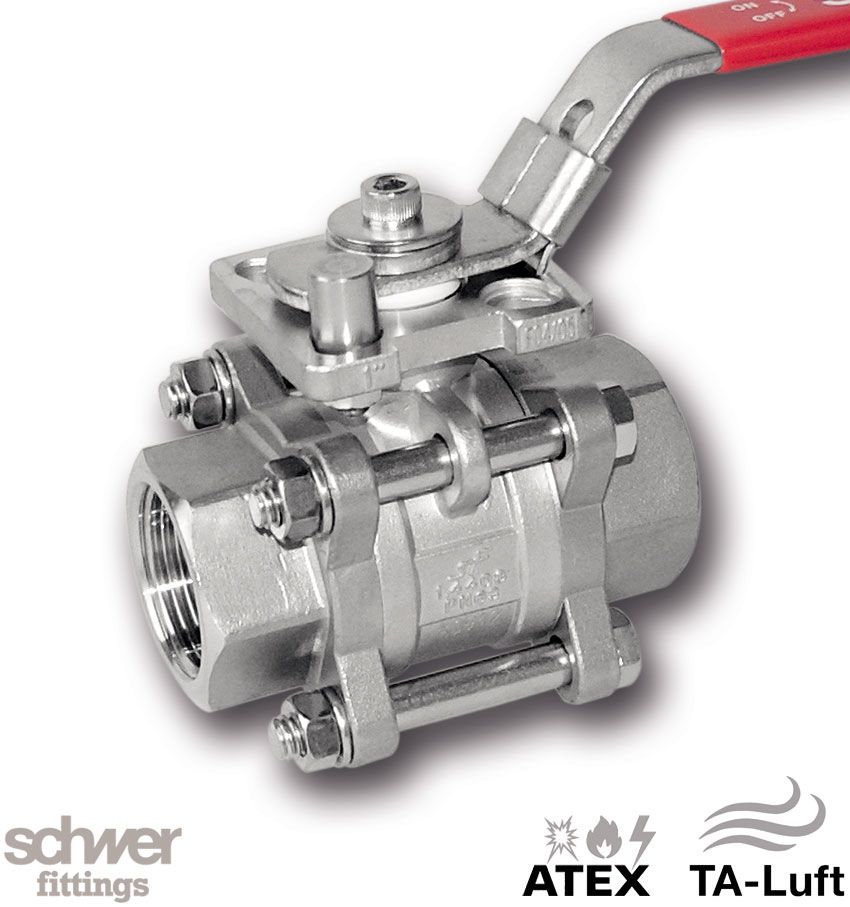 Three Piece Ball Valve