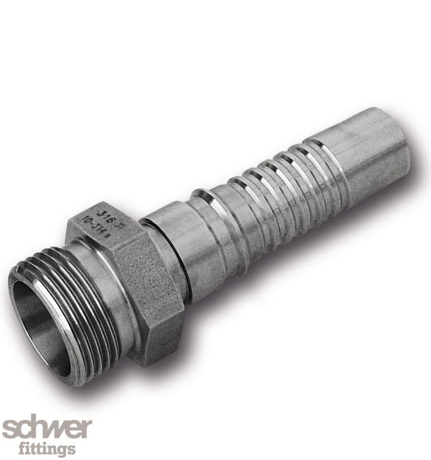 ﻿﻿Interlock Hose Tail Metric Male CE