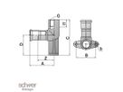 Deckenwinkel 90°