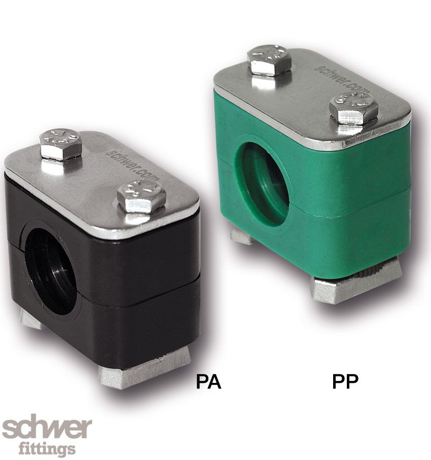 Pipe Clamp, light series, Complete