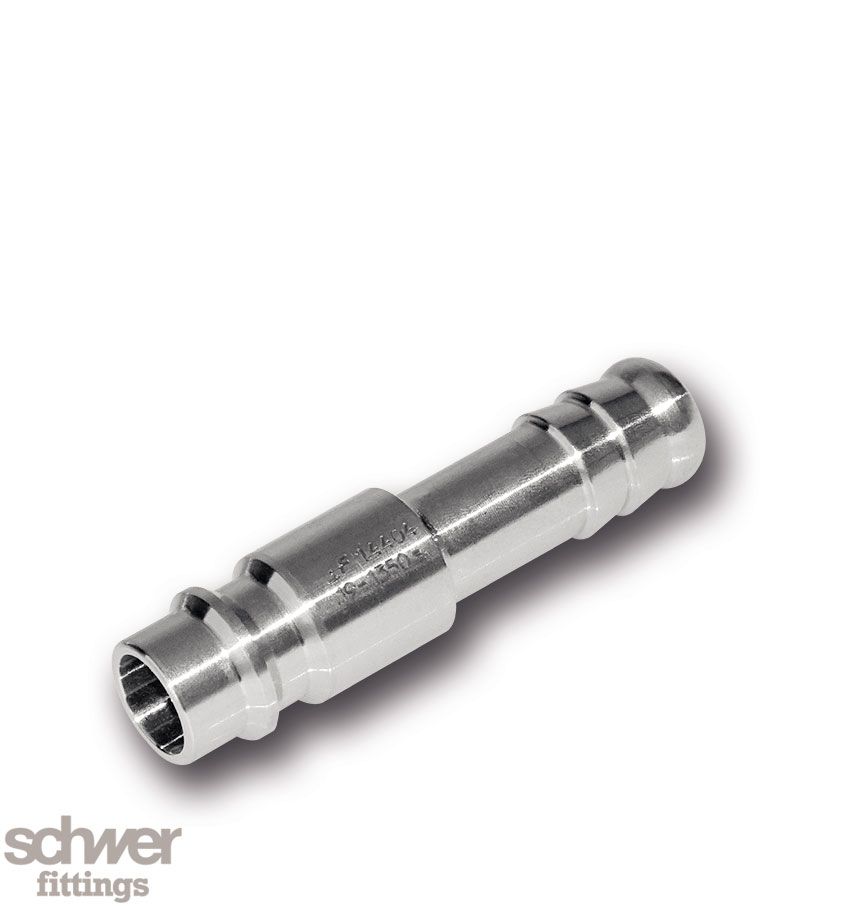 Stecker offen, mit Schlauchanschluss