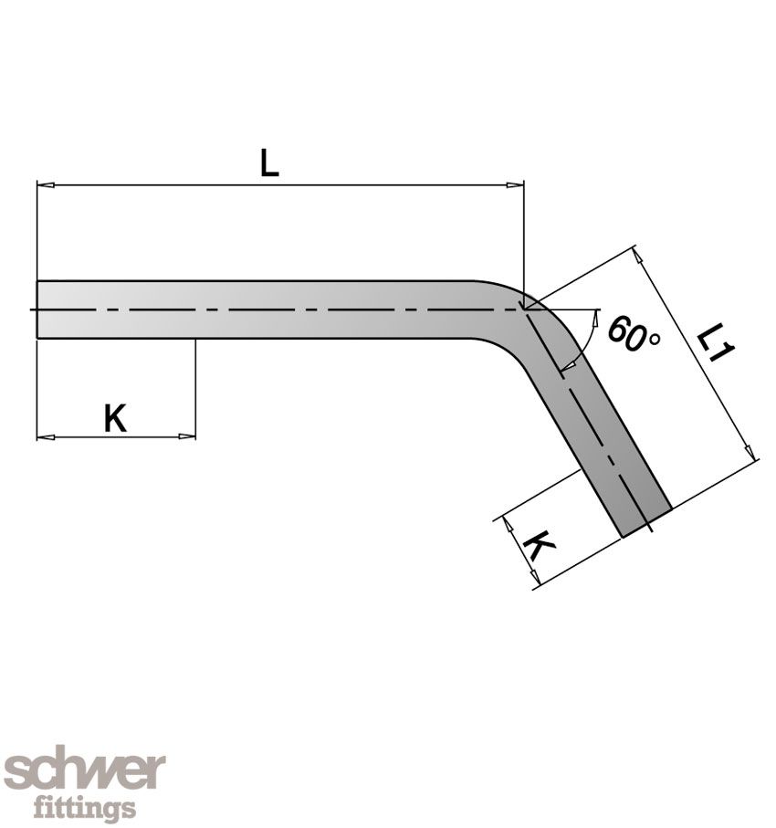 Passbogen 60°