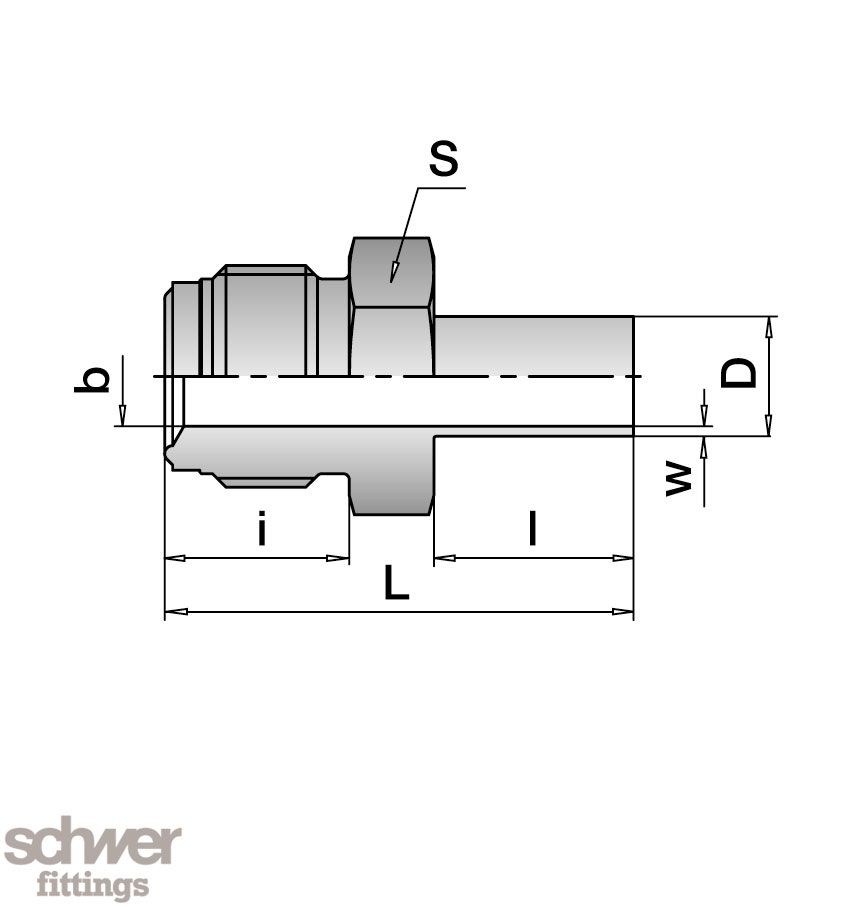Einschraub-Schweißverbinder