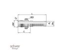 ﻿﻿Interlock Hose Tail JIC Male AGJ