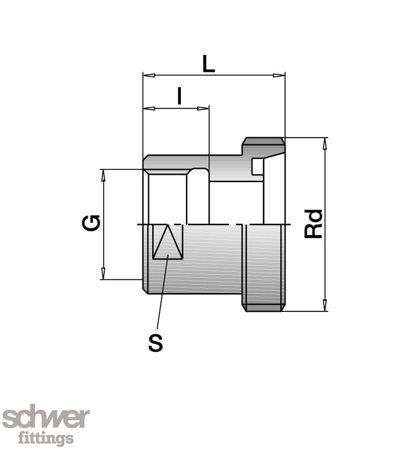 Male Threaded Inside