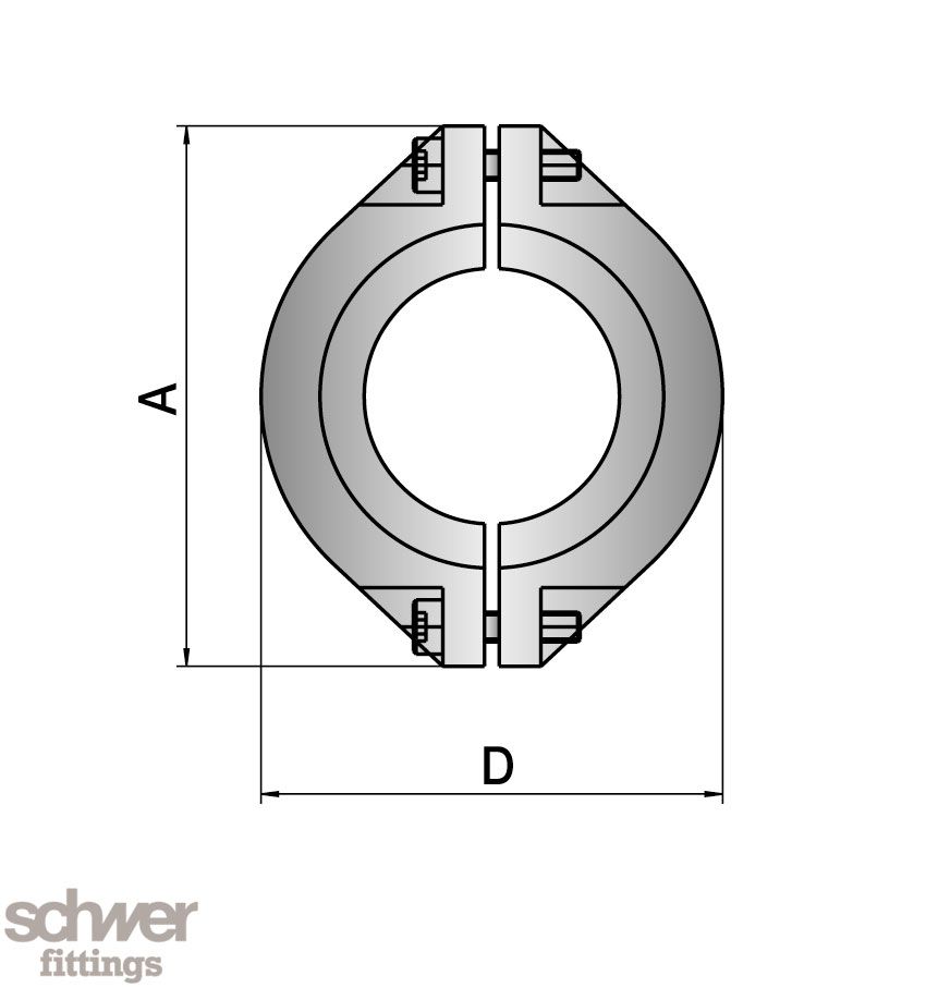 ﻿Spannring für Metalldichtungen