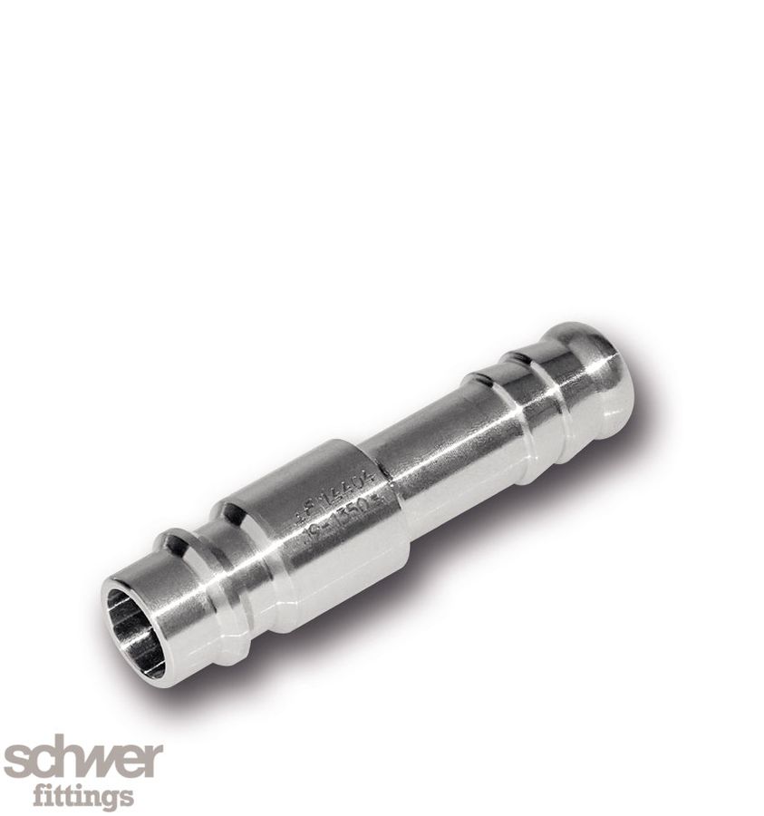Stecker offen, mit Schlauchanschluss