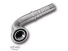 ﻿﻿Interlock SAE Flange Hose Tail 90° 3000 PSI