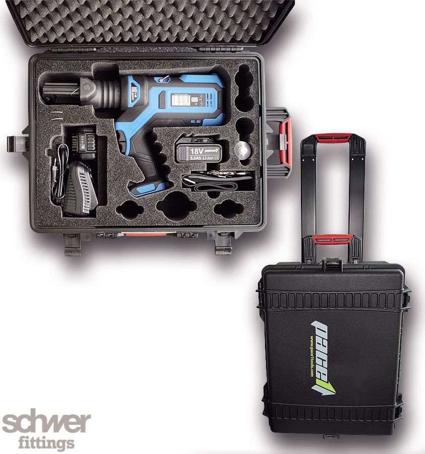 Dispozitiv manual de premontare Pace1Press, set cu troler
