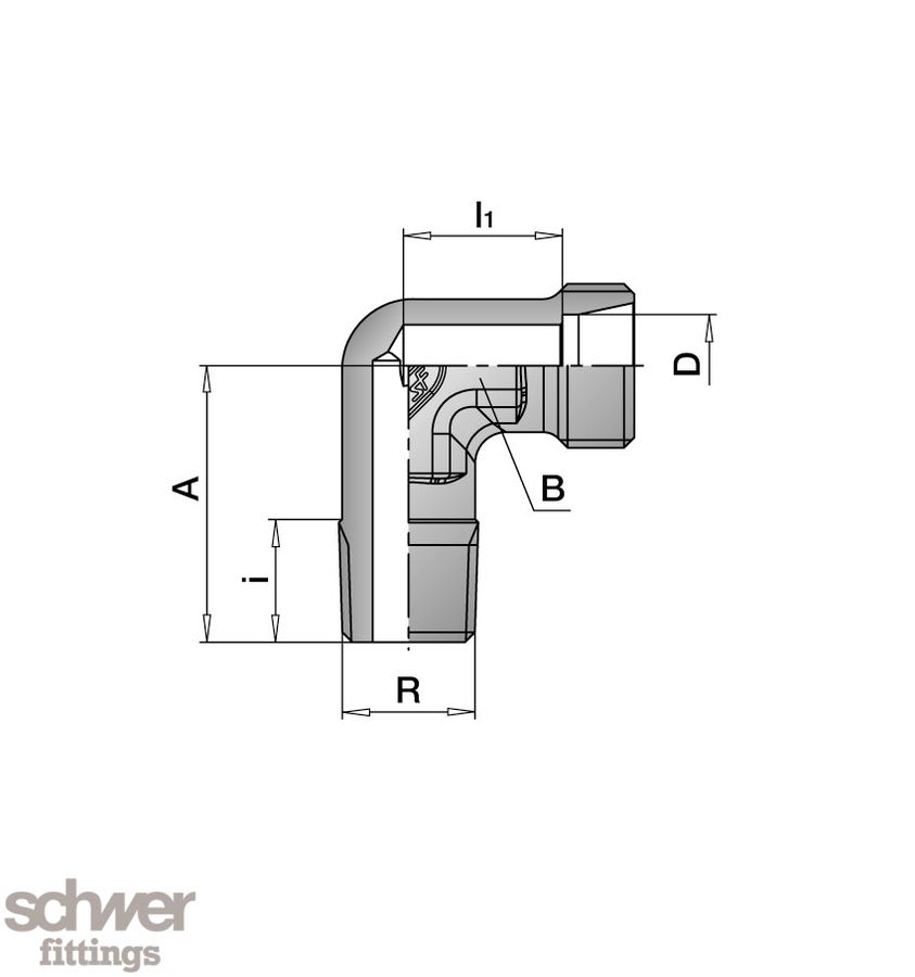 Elbow Screw in Body