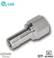 Навертное соединение под манометр со штифтом