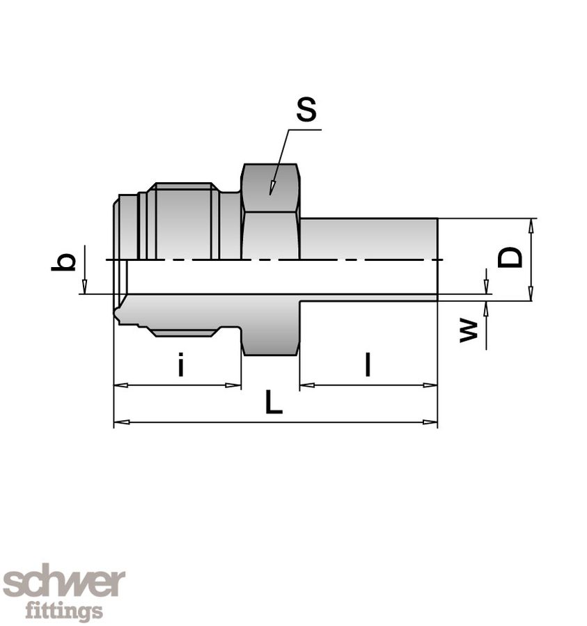 Einschraub-Schweißverbinder