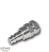 Stecker absperrend, mit G-Innengewinde