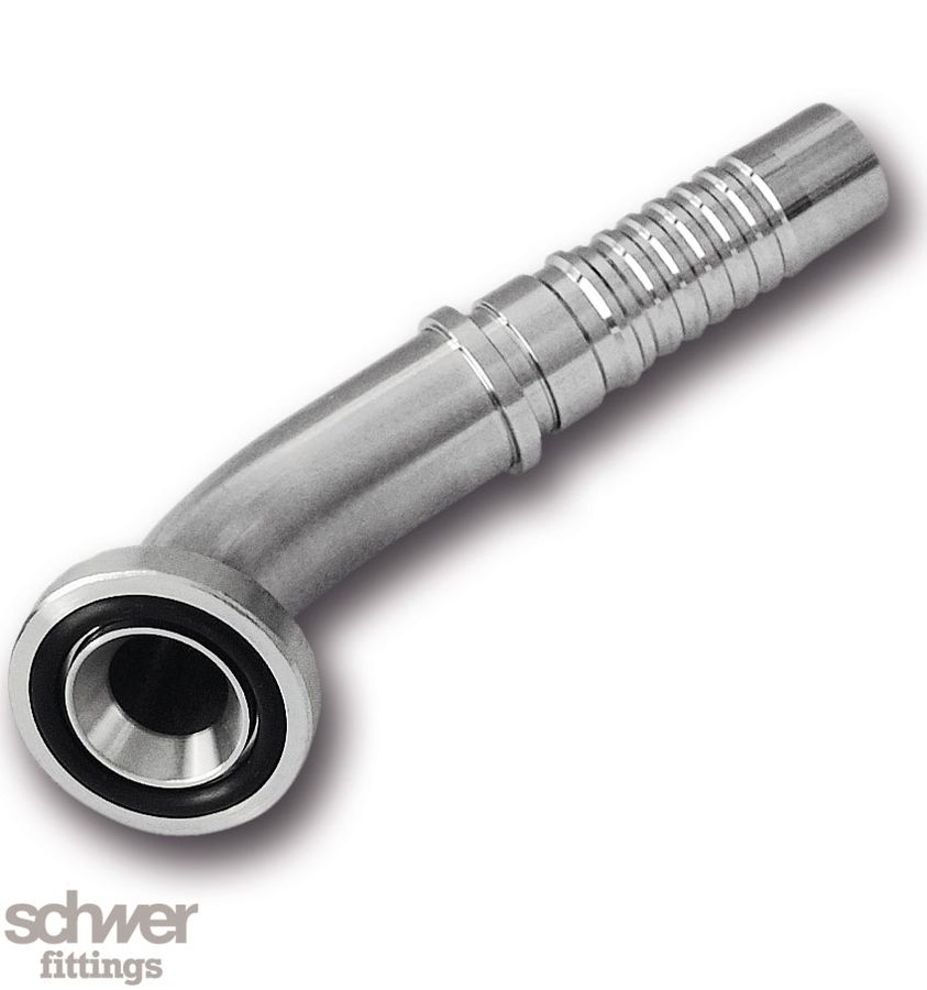 ﻿﻿Interlock SAE 软管接头 6000 PSI 45°