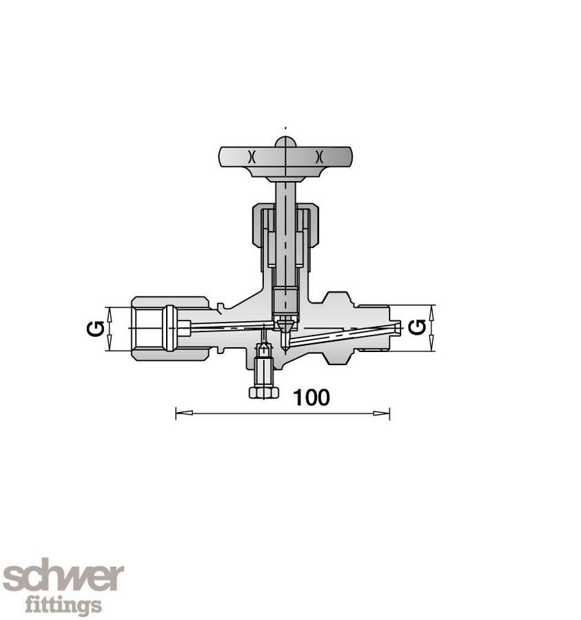 Manometer-Absperrventil