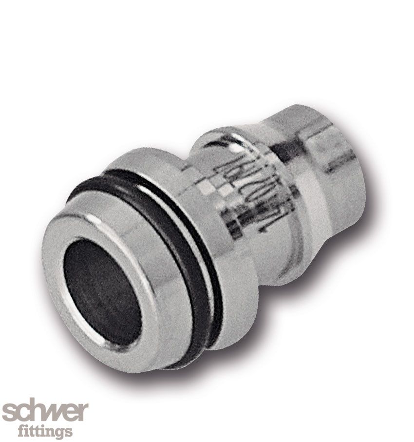 Schlauch-Adapter für 24° Innenkonen