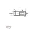 Insteek-reduceer fitting