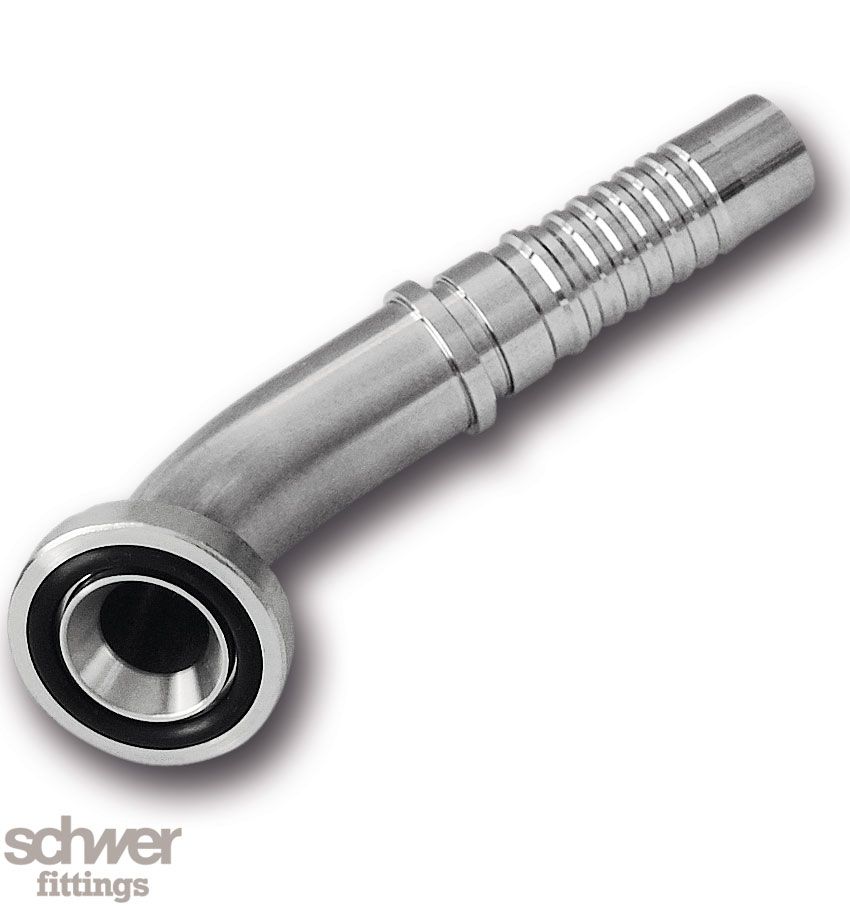 ﻿﻿Interlock SAE 软管接头 6000 PSI 45°