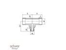 Insteek T-inschroef fitting