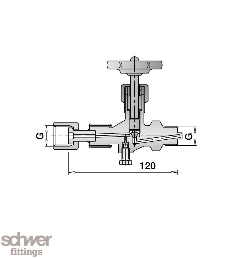 Manometer-Absperrventil