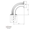 Codo clamp 90º