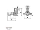 Deckenwinkel 90°