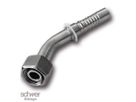 ﻿﻿Interlock Hose Tail Swivel Female 45° DKO