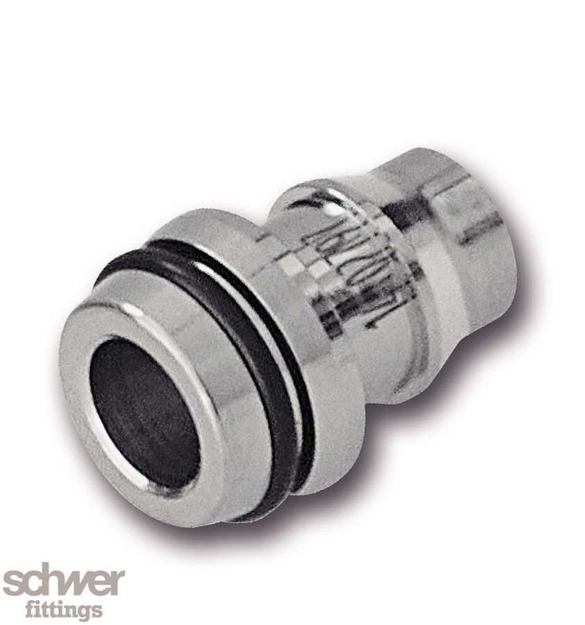 Schlauch-Adapter für 24° Innenkonen