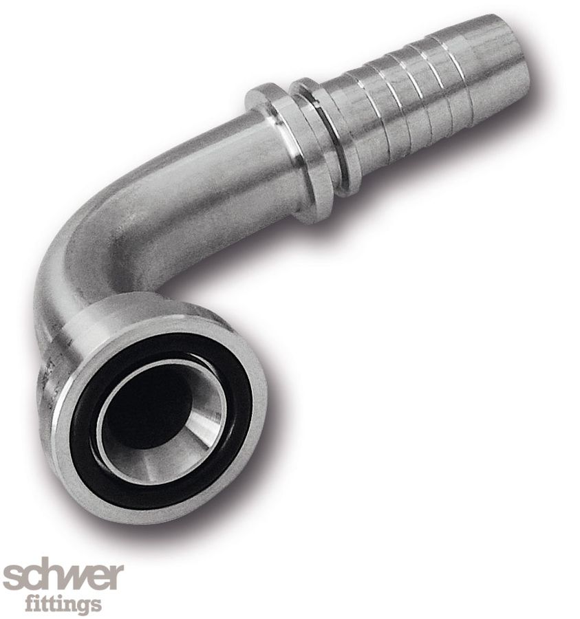 SAE Schlauchstutzen 90° 6000 PSI