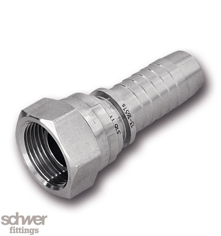 Schlauchstutzen DKRO, mit O-Ring