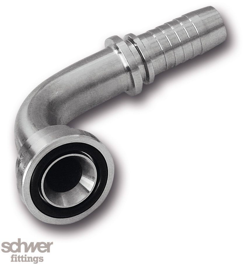 SAE Schlauchstutzen 90° 6000 PSI