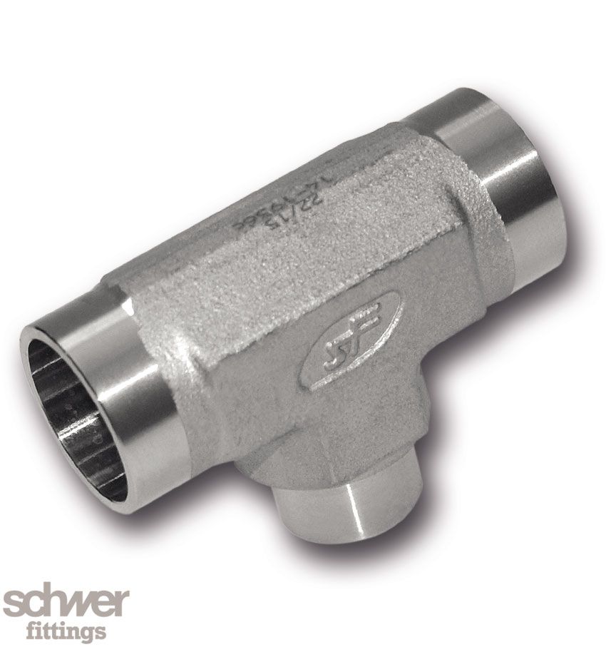 Insteek T reduceer fitting