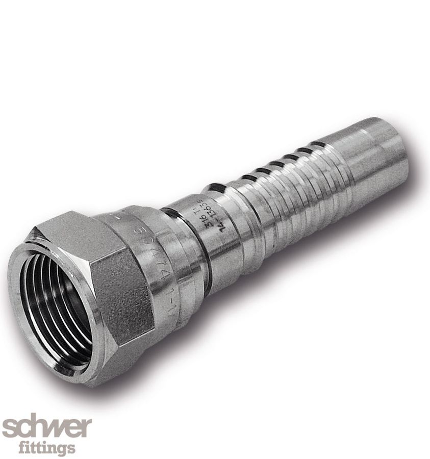 ﻿﻿Interlock Hose Tail Swivel Female DKJ