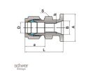 Union Small Flange Adaptor