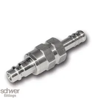 Stecker absperrend, mit Schlauchanschluss