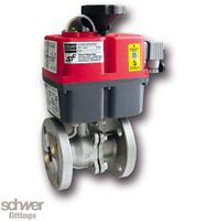 2-piece Flanged Ball Valve with actuator, electric