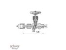 Manometer-Absperrventil