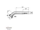 ﻿﻿Interlock Hose Tail Swivel Female 45°