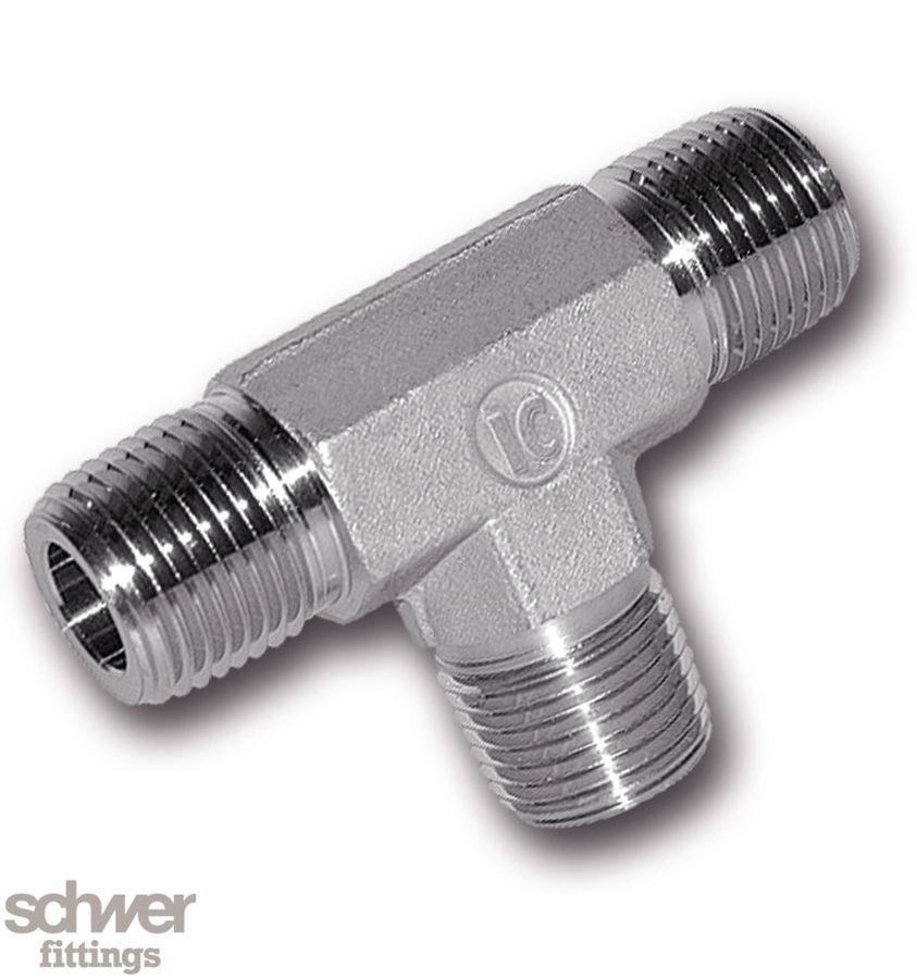 T-Stück mit Aussengewinde