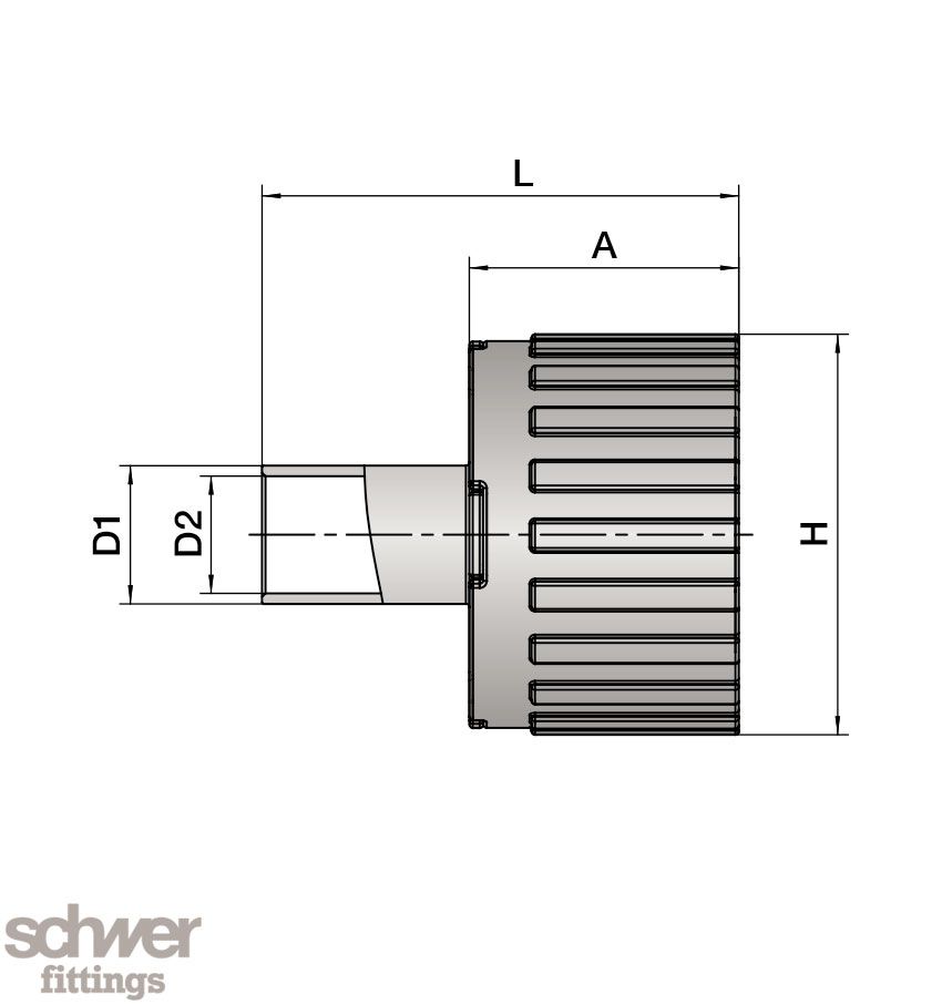 Exhauster with shaft