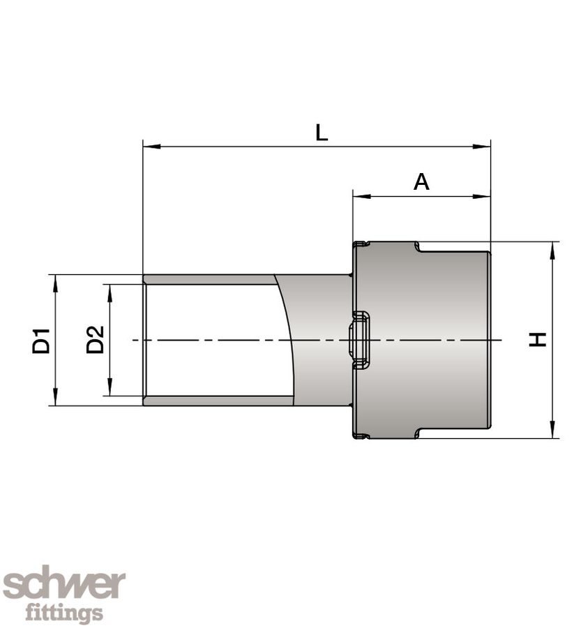 Exhauster with shaft