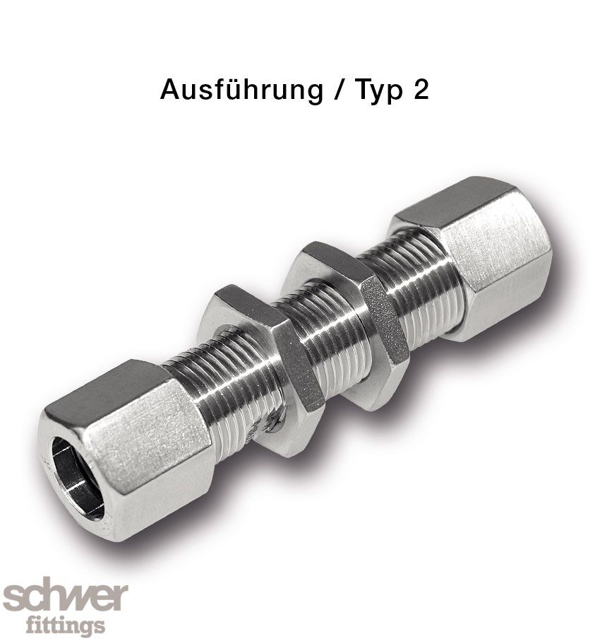 Gerade Schottverschraubung