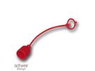 Dust Cap with Strap: for plug