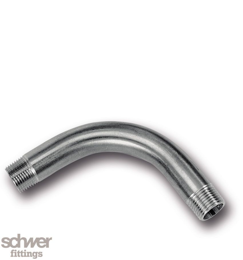 Codo curvado macho