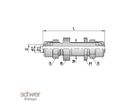 Gerader Schott-Verbinder
