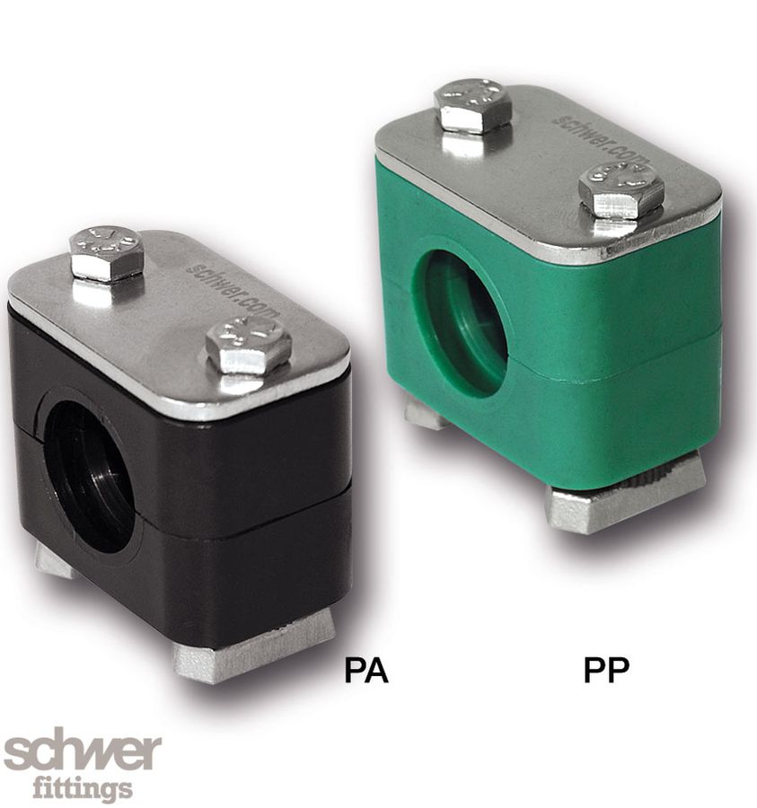 Pipe Clamp, light series, Complete